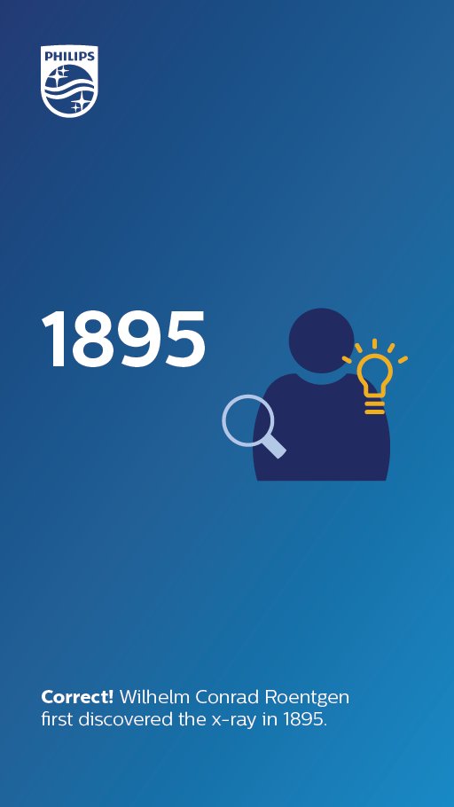 PhilipsLiveFrom's tweet photo. #ECR2018 Quiz: In what year did Röntgen discover X-rays? Let's warm up ahead of the congress https://t.co/N2WcZ2nNmV