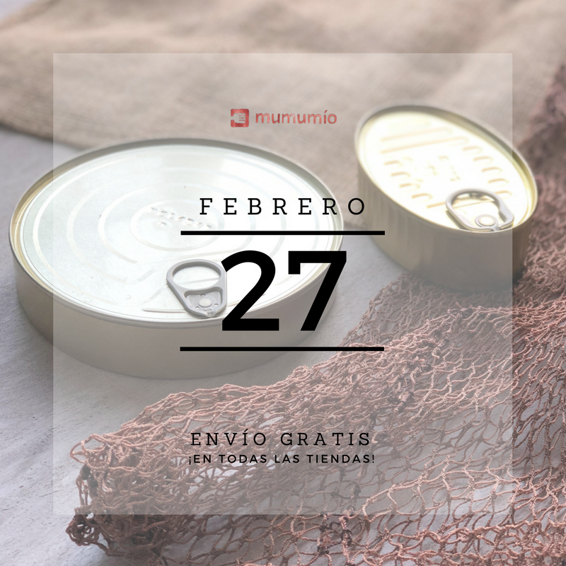 ¿Ya has pensado que quieres que te enviemos HOY SIN GASTOS DE ENVÍO? mumumio.com