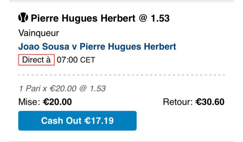 StokeBetting's tweet photo. 💸 #Pronostic du jour 💸

🎾 #Dubai ATP: 
P.H Hebert

Cote total : 1,53

Mise : 4% 

❤️&amp; ♻️ Pour soutenir la page !

#TeamParieur #ParionsSport https://t.co/j0YC5qVZoU