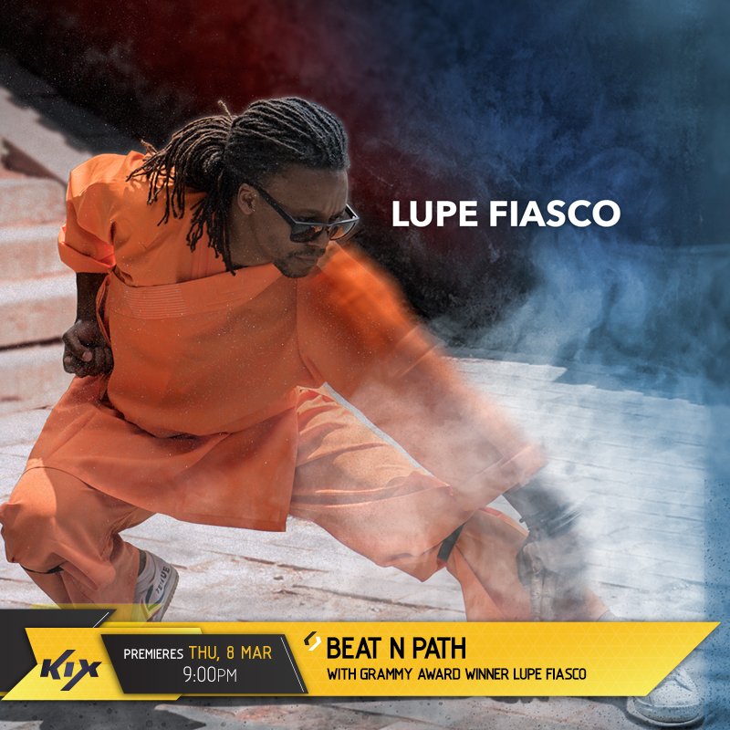 watchKIX's tweet photo. In the world premiere of Beat n Path next week, we go beyond the surface to learn more about @LupeFiasco and his drive for perfection as he travels across China! #lupefiasco #kix #kixasia #hiphop #martial arts #shaolin #china https://t.co/sBSaGUjz9A