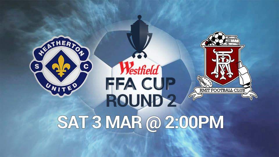 RMITFC's tweet photo. Fixtures confirmed. Heading to Springvale South for our @FFACup Round 2 match vs @HeathertonSch. Kick off 2:00PM. @FFV365 @RMITSport https://t.co/m0VQSGxCXB