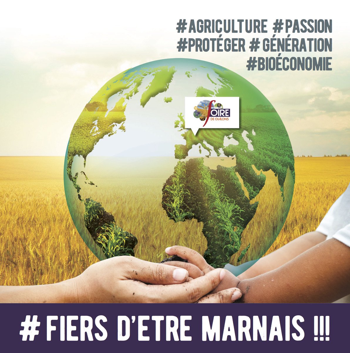 foiredechalons's tweet photo. En direct du Salon International de l'Agriculture, un rendez-vous incontournable pour promouvoir la Foire, les acteurs de la bio-économie et le territoire Marnais. #planetA #PIA3 #universitédereimschampagneardenne #terralab #terrasolis #poleiar #foiredechalons #fiersdetremarnais https://t.co/IwJwG7SD5w
