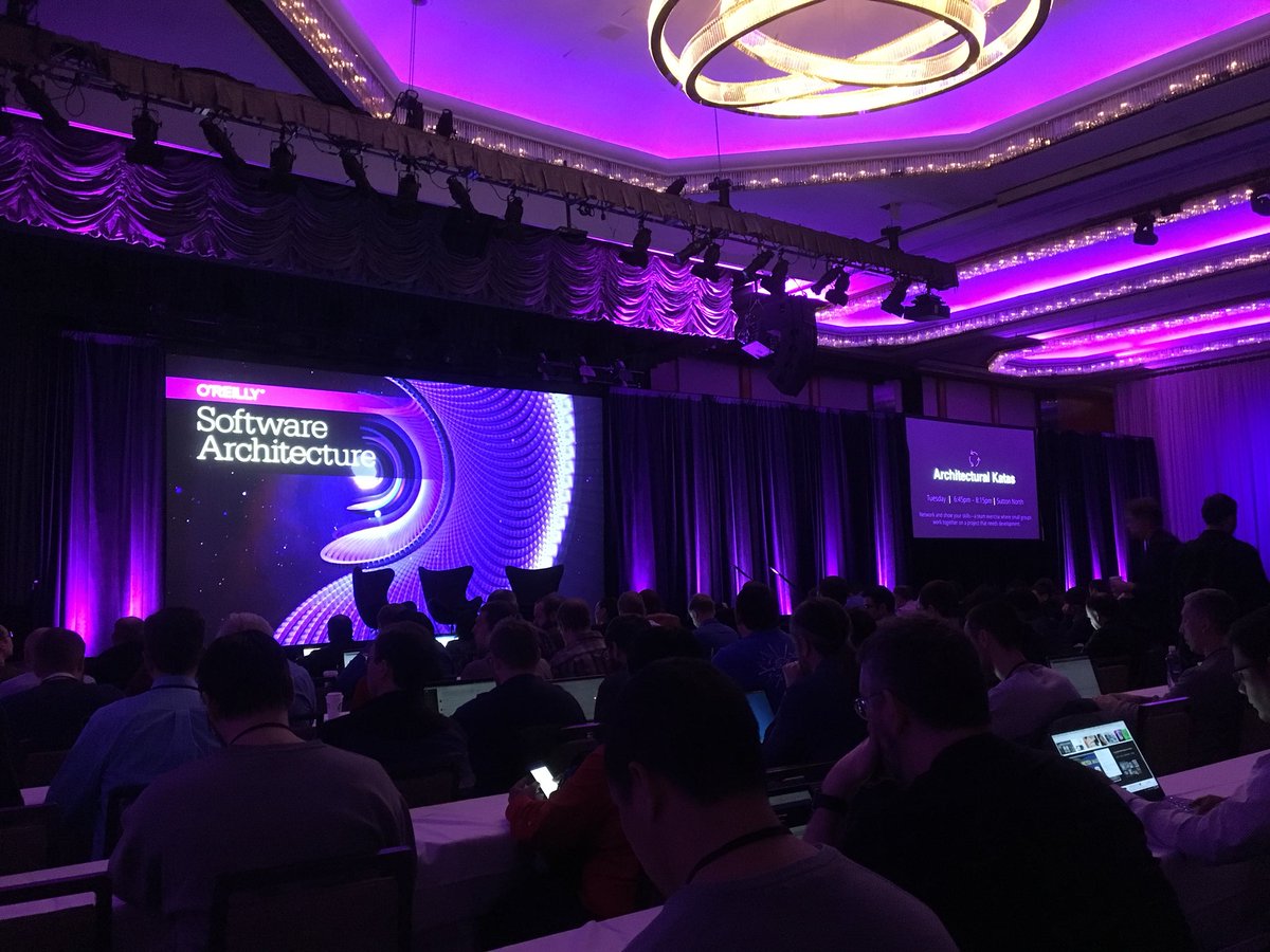 daniellecloss's tweet photo. So much good knowledge sharing! :) #OReillySACon https://t.co/p8TVq6ln3L