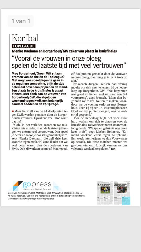 One team ! <a href="/SportbeatTV/">Star Sport TV</a>  <a href="/sporza/">sporza</a>  <a href="/korfbalbe/">Korfbal.be</a>