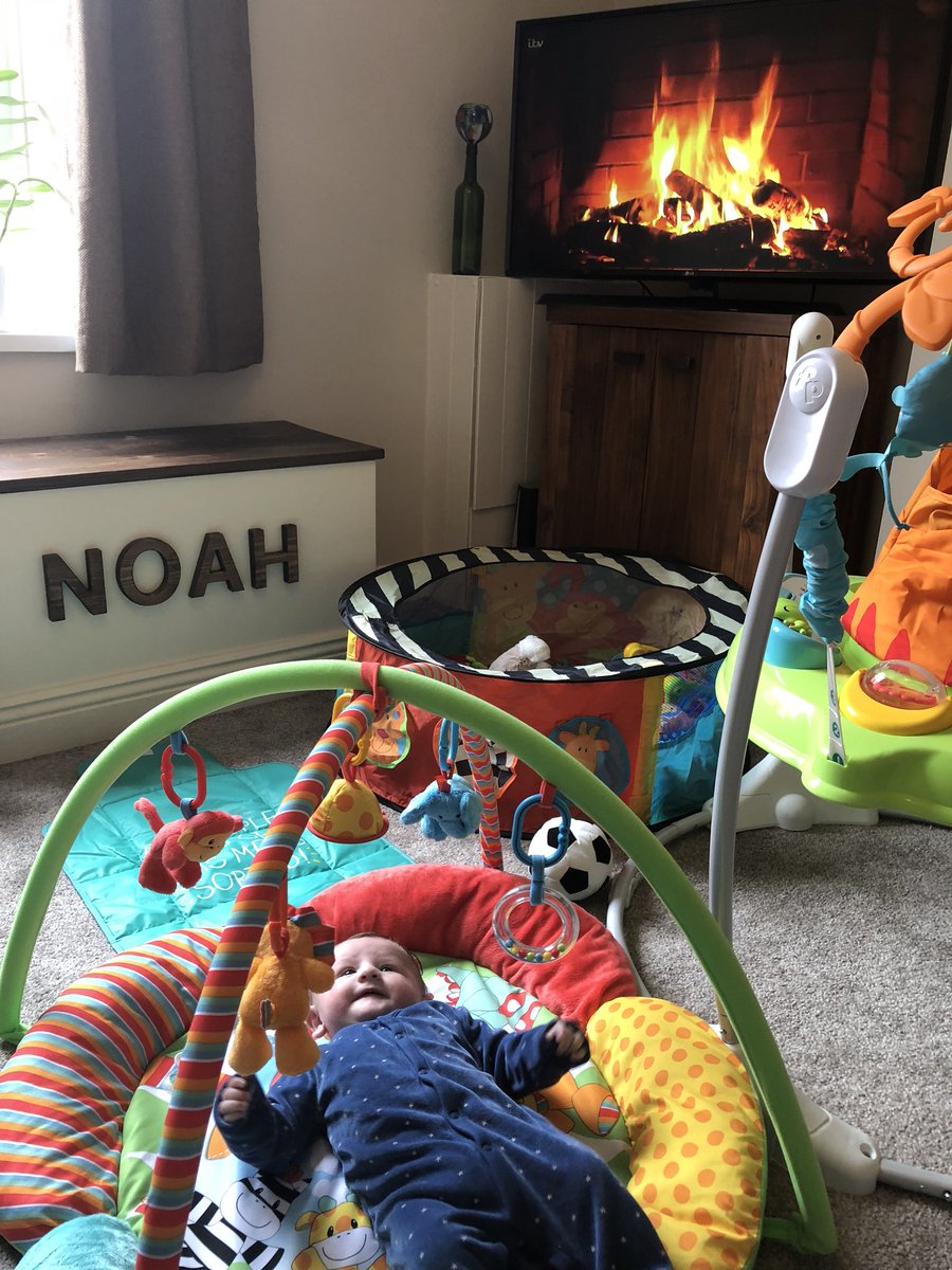LauraJane_booth's tweet photo. @thismorning @hollywills @Schofe my son Noah playing with all of his toys in front of the fire ⛄️⛄️🔥🔥 https://t.co/jMjejbxs3u
