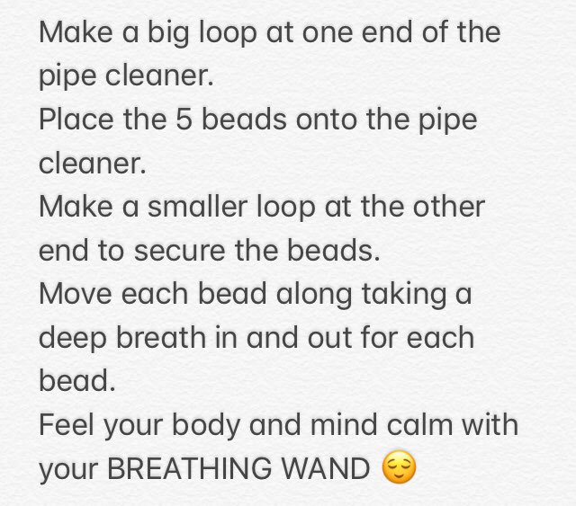 I’ve been asked by #schoolcounsellors to share how I make #breathingwands. A very simple & effective way to help #children 😌 #mindfulbreathing #5deepbreaths #calming #mindfulness #schools #counselling #emotionalsupport