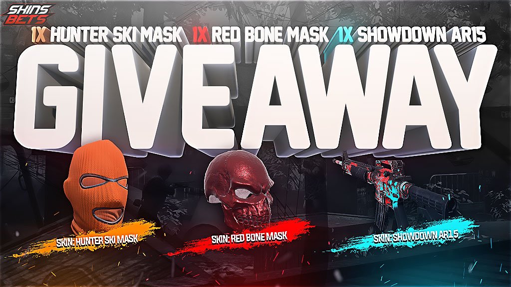 SkinsBets's tweet photo. New giveaway is started try your luck
https://t.co/xP5nssOO0t https://t.co/ydBxFEyyi7