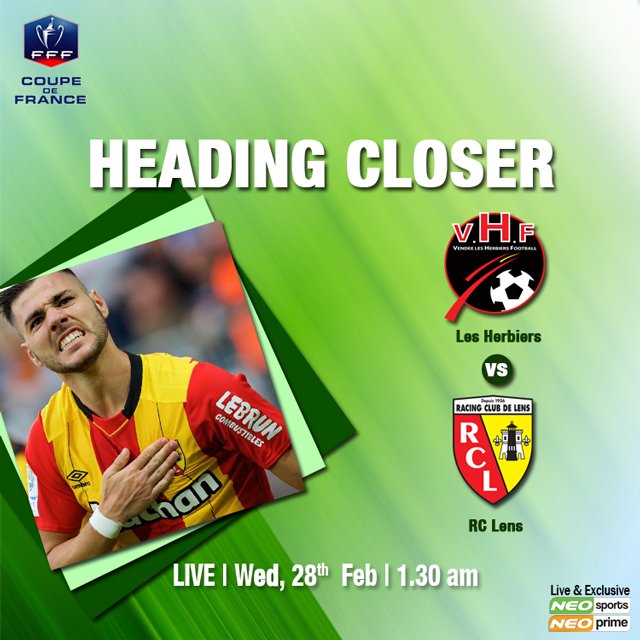 iamdarth007's tweet photo. Watch action-packed match between RC Lens and Les Herbiers in the Quarter Final of the French Cup on #NeoSportsNetwork @ 1:30 AM
#football #goal #winner #french https://t.co/Ip3sdsxWQV