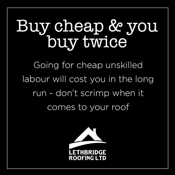 Lethbridgebuild's tweet photo. BUY CHEAP + YOU BUY TWICE
Choose a roofer with a proven record of excellence when it comes to reliability and workmanship

#buycheapandyoubuytwice #skilledroofer #bestroofer #cheaproofer #roofer #rooferinessex #rooferinchigwell #rooferinepping #rooferinloughton #Loughton #roof https://t.co/hRSqlsVrqg