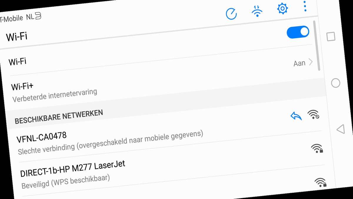 stevenkuipers's tweet photo. @tmobile_webcare even vraagje gister t mobile thuis geïnstalleerd. Erg blij mee. Maar geeft nu aan "slechte verbinding" (zie foto) hoe kan dat? https://t.co/pcJABvwBpa