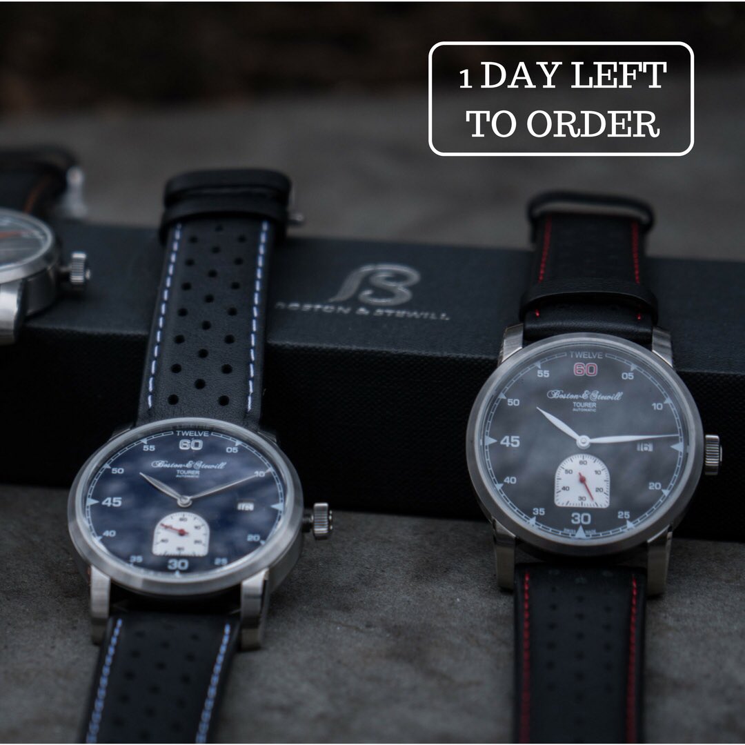 Just one day to go until our Kickstarter campaign closes...there’s still time to order your Tourer at a massively reduced price, link is in our bio.

#countdown #onedayleft #kickstartercampaign #britishdesigner #britishfashion #londonfashion #londonlife #timepiece