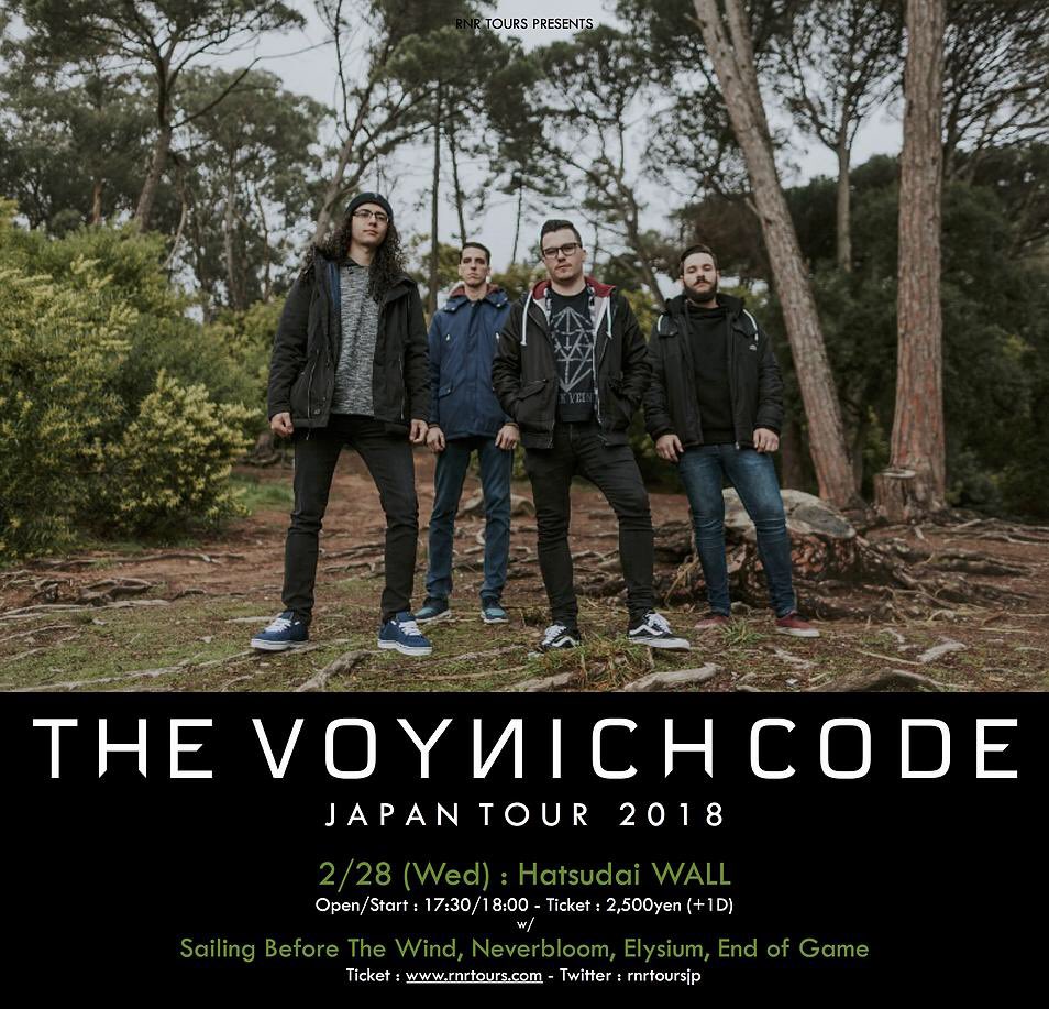 Neverbloom_jp's tweet photo. 【告知】
いよいよ明日から
The Voynich Code JAPAN TOUR 2018
が始まります！
w/Neverbloomにしていただいた関係者の方には感謝しかありません！
良いツアーになること間違いないです！
取り置きがまだの方はギリギリまで受け付けているので是非！ https://t.co/BXjyNMJl0Y