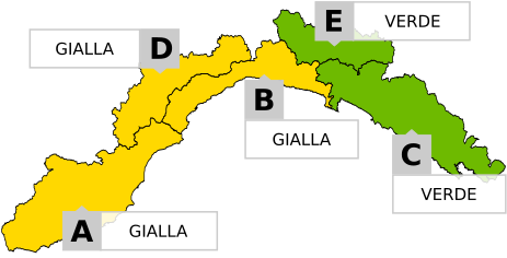 [27/02 - 12.35] #AllertaMeteoLIG  Allerta GIALLA per neve sulle zone A e B (sia costa e interno) dalla mezzanotte alle 23.59 di domani, mercoledì 28 febbraio. Allerta GIALLA sulla zona D dalle 8 alle 23.59 di domani