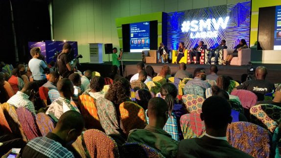 Marapolsa's tweet photo. Ongoing panel discussion at #SMWLagos2018 
Join @FirstBankngr at the FirstBank Digital Lounge to win prizes worth #500,000!
#FirstBankisDigital #FirstBankSMW https://t.co/jkxsBhvWnu