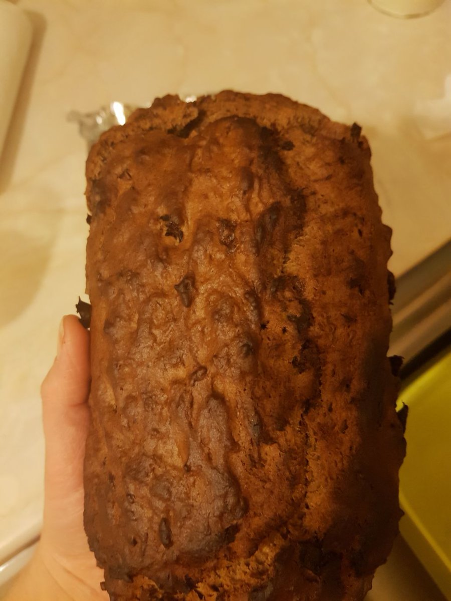 VegforSale's tweet photo. Here it is! The results of 5 rotting bananas was a vegan banana bread - boom! Lovely, I only used three bananas and the other two are resting in the freezer on their journey to becoming ice cream #2vegpledge #leftovers https://t.co/OywTfvmC89