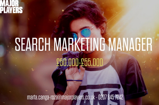 Marketing_MPL's tweet photo. New Job Alert - Search Marketing Manager - Contact Marta for more information! https://t.co/aQyujZTDdW