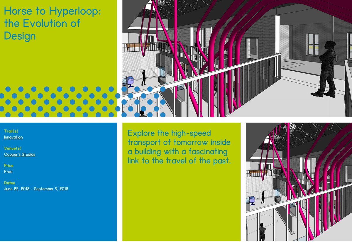 Ryder1953's tweet photo. We're very excited and proud to be a host venue for #GetNorth2018 #Horse2Hyperloop #Everythingarchitecture https://t.co/zAG8ENpPL3