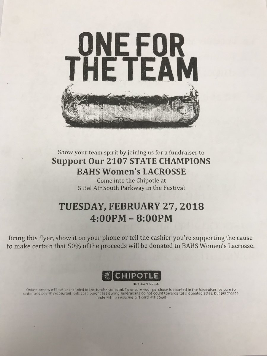 come out and support us by buyin some chipotle today, february 27th! 💍