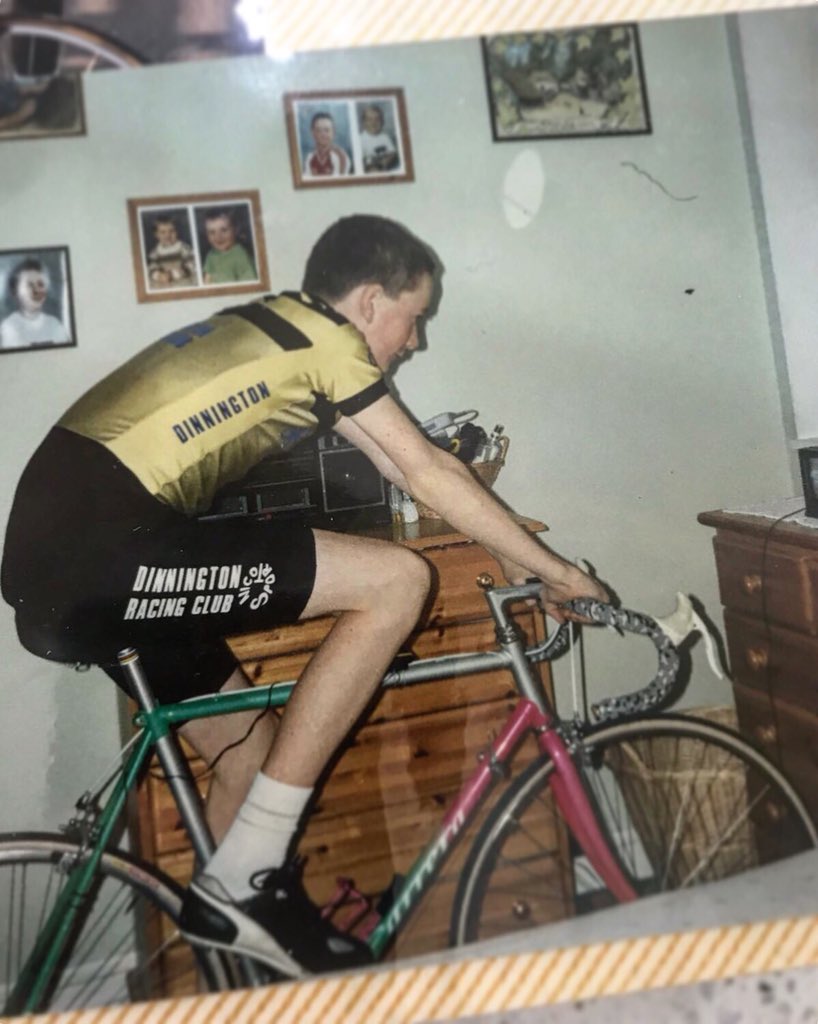 Found this gem... Training in my mums bedroom after school in Kilburn at 13 years of age 👍🏻