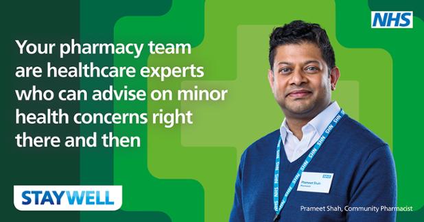 NHSEnglandLDN's tweet photo. Feeling poorly? #Pharmacies are the first place to go for minor health concerns. https://t.co/QKieCSdJMJ #StayWellThisWinter https://t.co/stzWQjSz8I