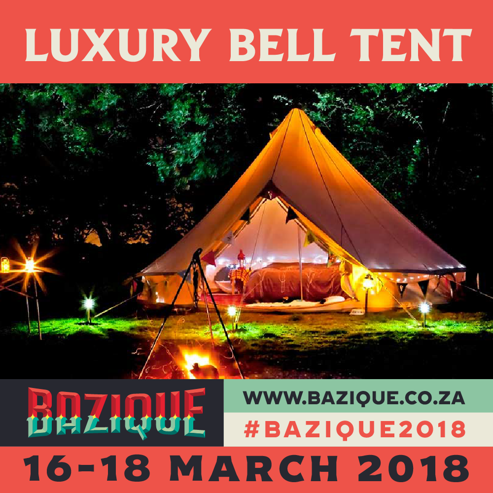 baziquefestival's tweet photo. We have all the camping options under the southern sun at #Bazique2018

Browse our swanky glamping options below from car camping to luxury bell tents fit for the Queen 

Price ranging from only R500 to R6950 for three days. Book yours here: https://t.co/ARBri3ZeY7 https://t.co/pt365f4dUQ