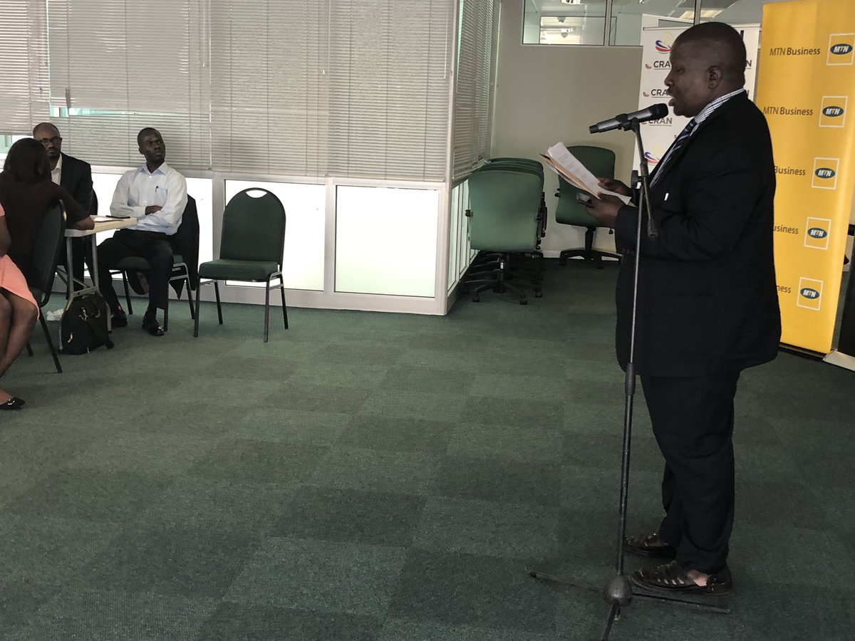 ISOCNamibia's tweet photo. Permanent Secretary Mr Mbeuta Ua Ndjarakana at @MICTNamibia closing the #YouthCommNamibia
Delivering his share in #ShapeTomorrow and the #DigitalFuture https://t.co/EsHWbAAmvU