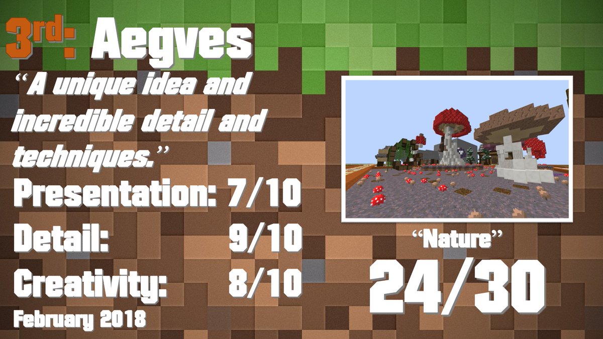 PixelBitNetwork's tweet photo. It's time to announce the results of this month's #PlotContest! In #3rd place, we have #Aegves! Well done! #BroCraftFebruaryPlotContest https://t.co/PD4g26lVJf