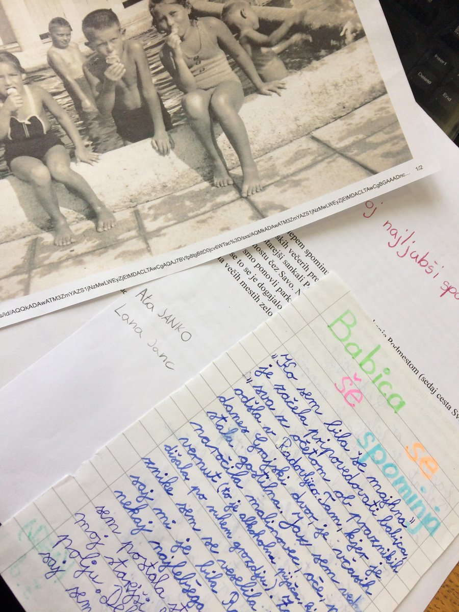 diStory_eu's tweet photo. Pupils from #Radovljica collecting stories &amp; memories from their grandparents and they did an awesome job !!! https://t.co/HsOvNov8SR https://t.co/I06Pe3n5sL