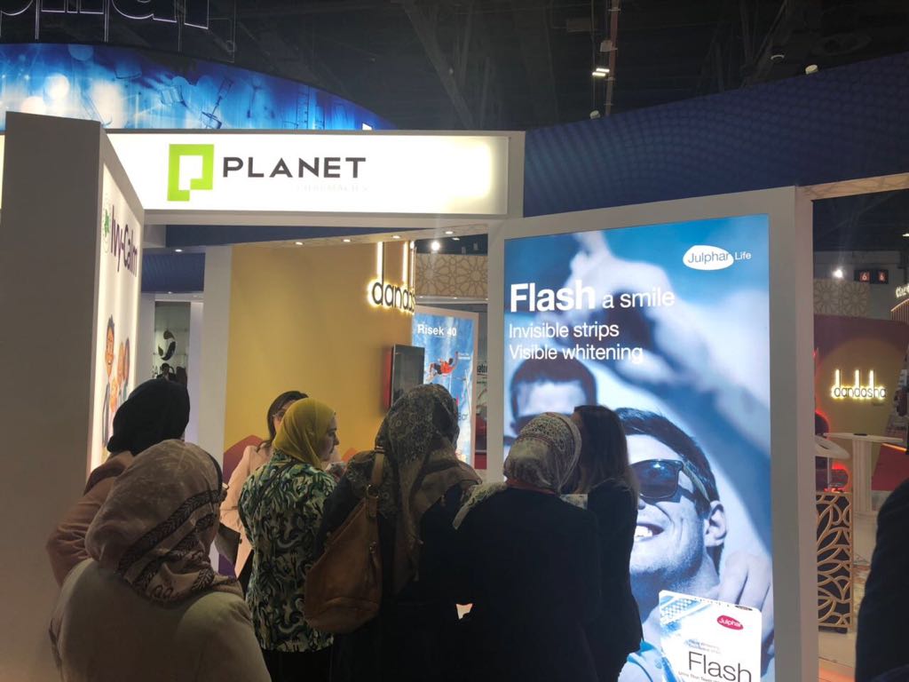 JulpharLife's tweet photo. Julphar Life is participating at DUPHAT 2018.
Here is our team interacting with the visitors and showcasing two of our most innovative products at the exhibition.
Do visit us at DUPHAT 2018 between 27th February and 1st March to know more.
duphat2018 #duphat #mayaheatpatch #flash https://t.co/B1U4XGvOt7