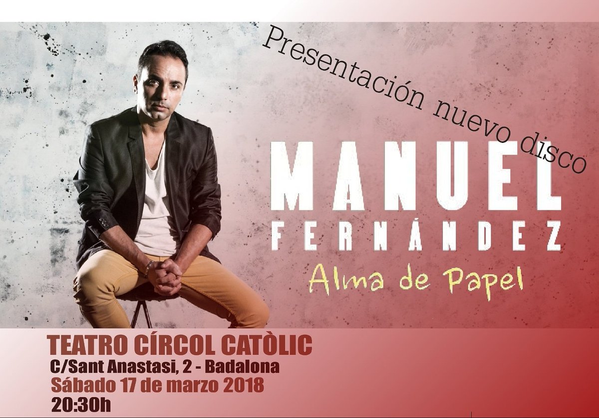 ManuelFerMusica's tweet photo. ENTRADAS YA A LA VENTA https://t.co/XxdTbjjWzN