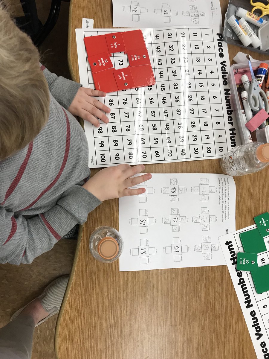 HembroughGrade1's tweet photo. 10 more/less, 1 more/less made so much sense with these workmats (and “windows” as we called them) from @LakeshoreLM ! https://t.co/1Co3fx7oSk
