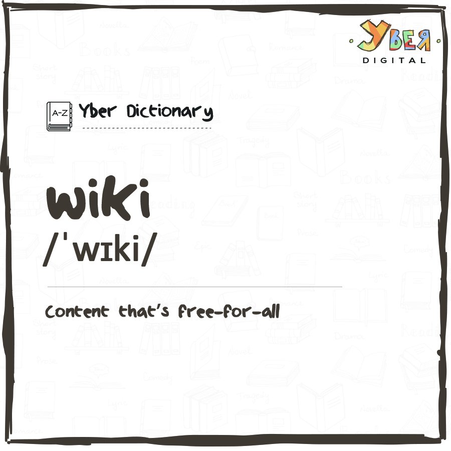 yberdigital's tweet photo. Content created by community of users for community of users. Digest it with a pinch of salt as it’s a good place for propaganda😆 No harm making your 1st port of call but don’t make it only source😉
#YberSays #LearnWithYber #YberDictionary #TuesdayLesson #WordPower #YberDgital https://t.co/G3vsLYEd0Z
