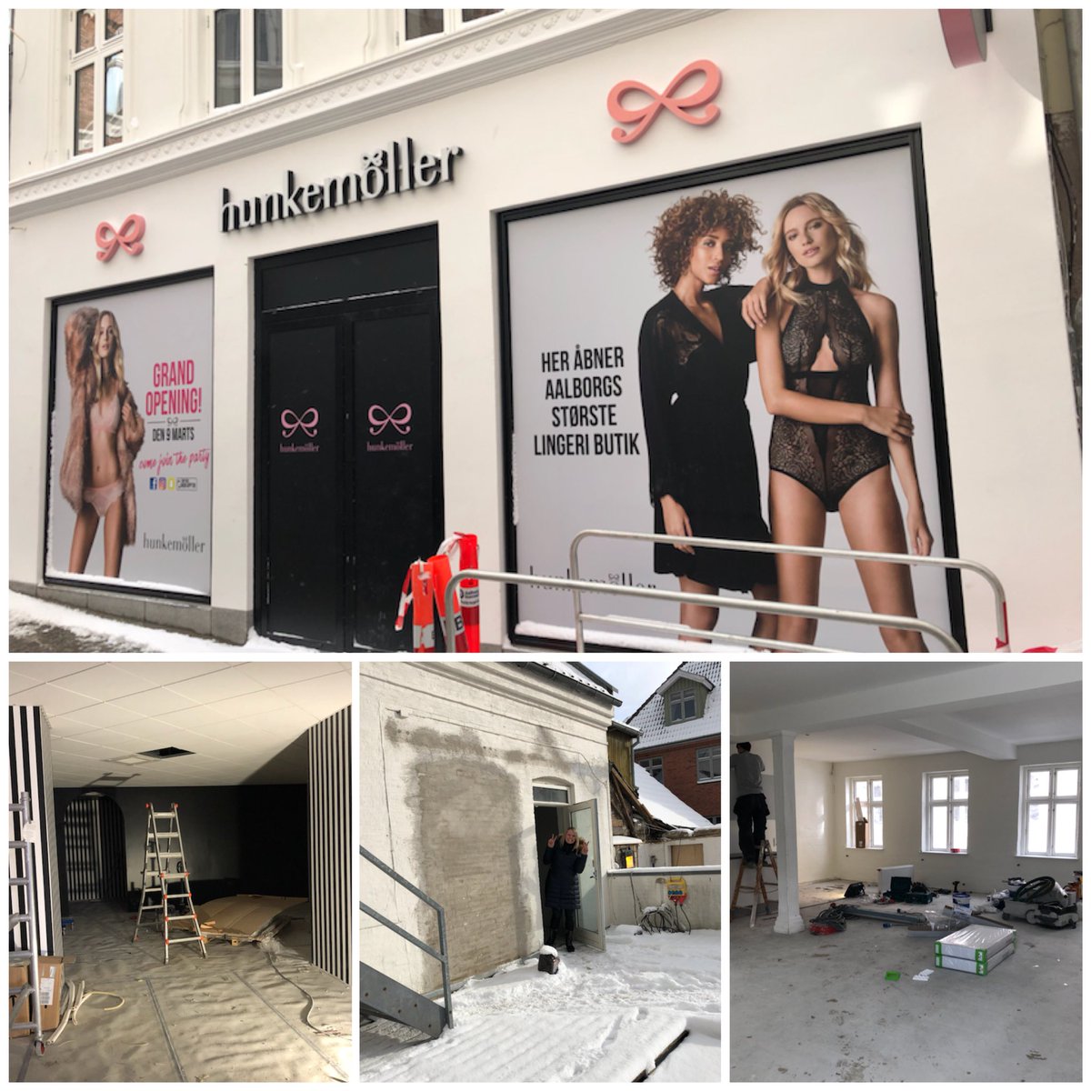 #Aalborg Just wait, you will soon see our new beauty #Hunkemoller in town 😉