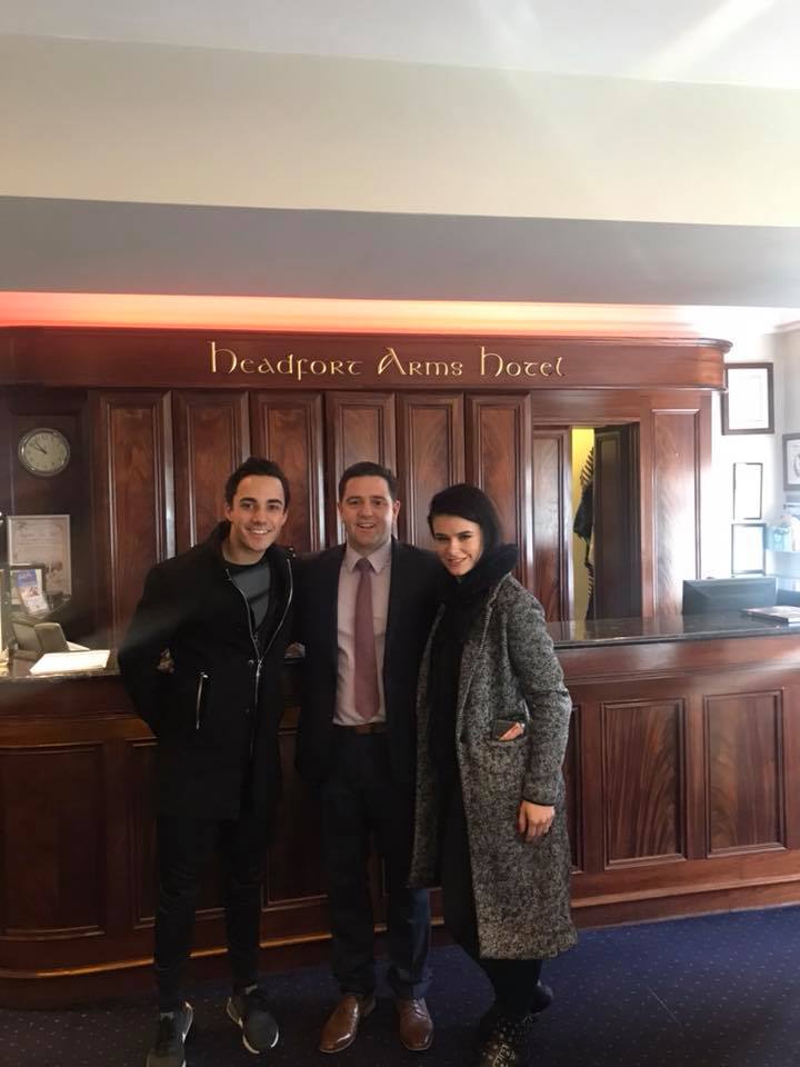 Headfort's tweet image. Well - look at who dropped in to say hello! The very best of luck to Jake Carter and Karen Byrne on Dancing With The Stars Ireland from all of us here at Team Headfort. We know a winning team when we see one... 😀 #DWTSIrl