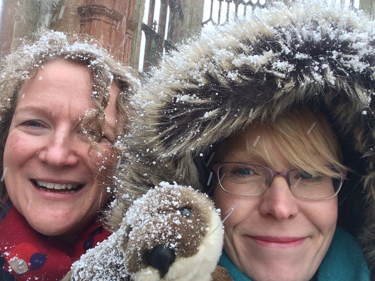 joannetheot's tweet image. Taking a break from admissions to enjoy the snow with #CUOTter @CovUniOT #occupationaltherapy #snowday @covcampus #CoventryUniversity
