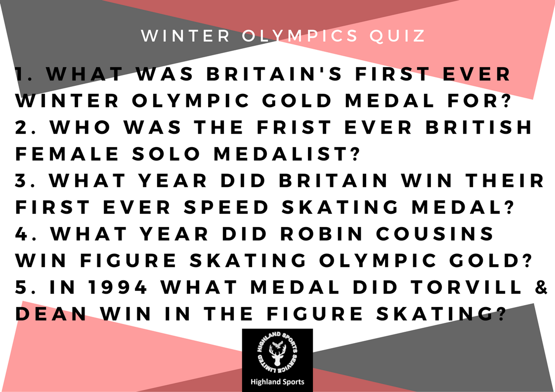 HighlandSports_'s tweet photo. Well that's the Winter Olympics over again for another 4 years! To keep the spirit alive a little longer, can you answer these 5 questions based on previous Winter Games?.....

#HLsports #TuesdayTeasers #Quiz #WinterOlympics https://t.co/x2NWKF6yhH
