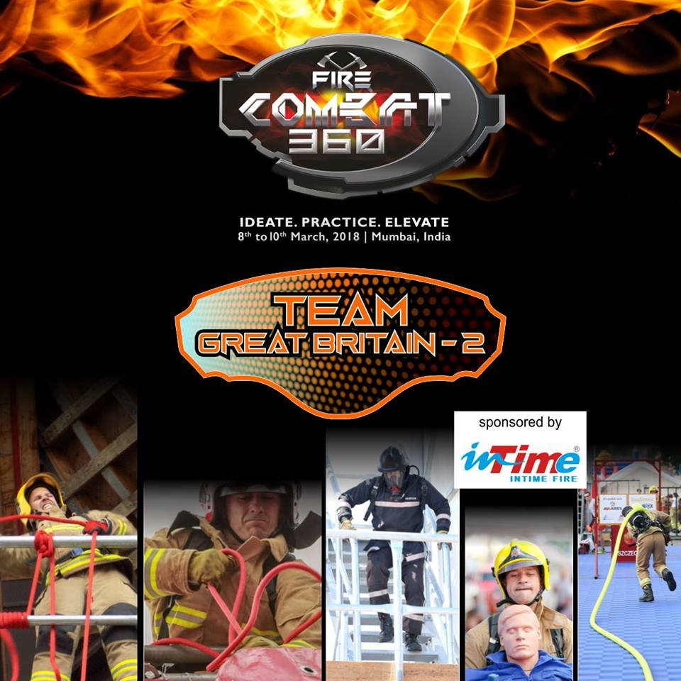 Firecombat360's tweet photo. Do you think the English can march their team to glory? Find out if Team Great Britain 2 can come out on top of the 'Toughest 2 Minutes in Sports' on the 9th & 10th of March. #firecombat360 #fire #challenge #combat #firefighters https://t.co/PxngcsuT3p