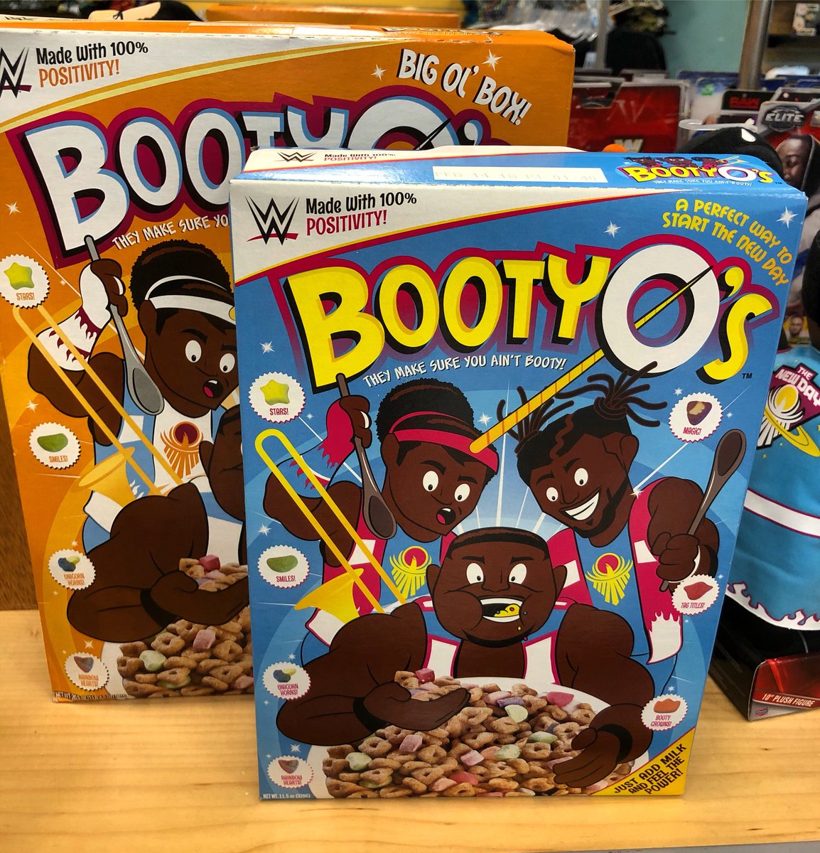 MoeTrainEats's tweet photo. We all need some Booty O’s in our lives. 
.
.
.
.
#bootyos #booty🍑 #bootyfordays #wwe #newday #cereal #breakfast #food #eat #moetrain #cereals funny #bootybootybooty https://t.co/Geawebg3mM