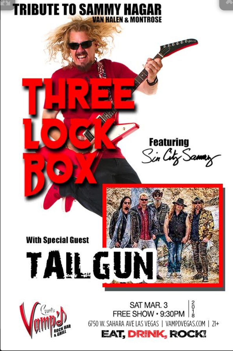 DruJaxin's tweet photo. #saturday #NASCAR #Vegas #SammyHagar #Montrose #Vanhalen #tribute #tailgun #originalmusic #livemusic #vampd https://t.co/QnIEJhLezp