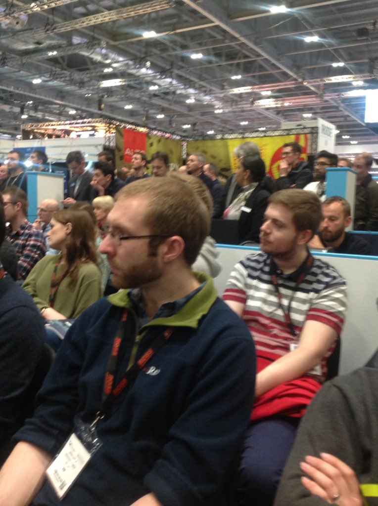 Standing room only for IP technology / SMPTE  ST 2110 at BVE led by John Ive  <a href="/smpteconnect/">SMPTE ®</a> #SMPTEUK #bve18