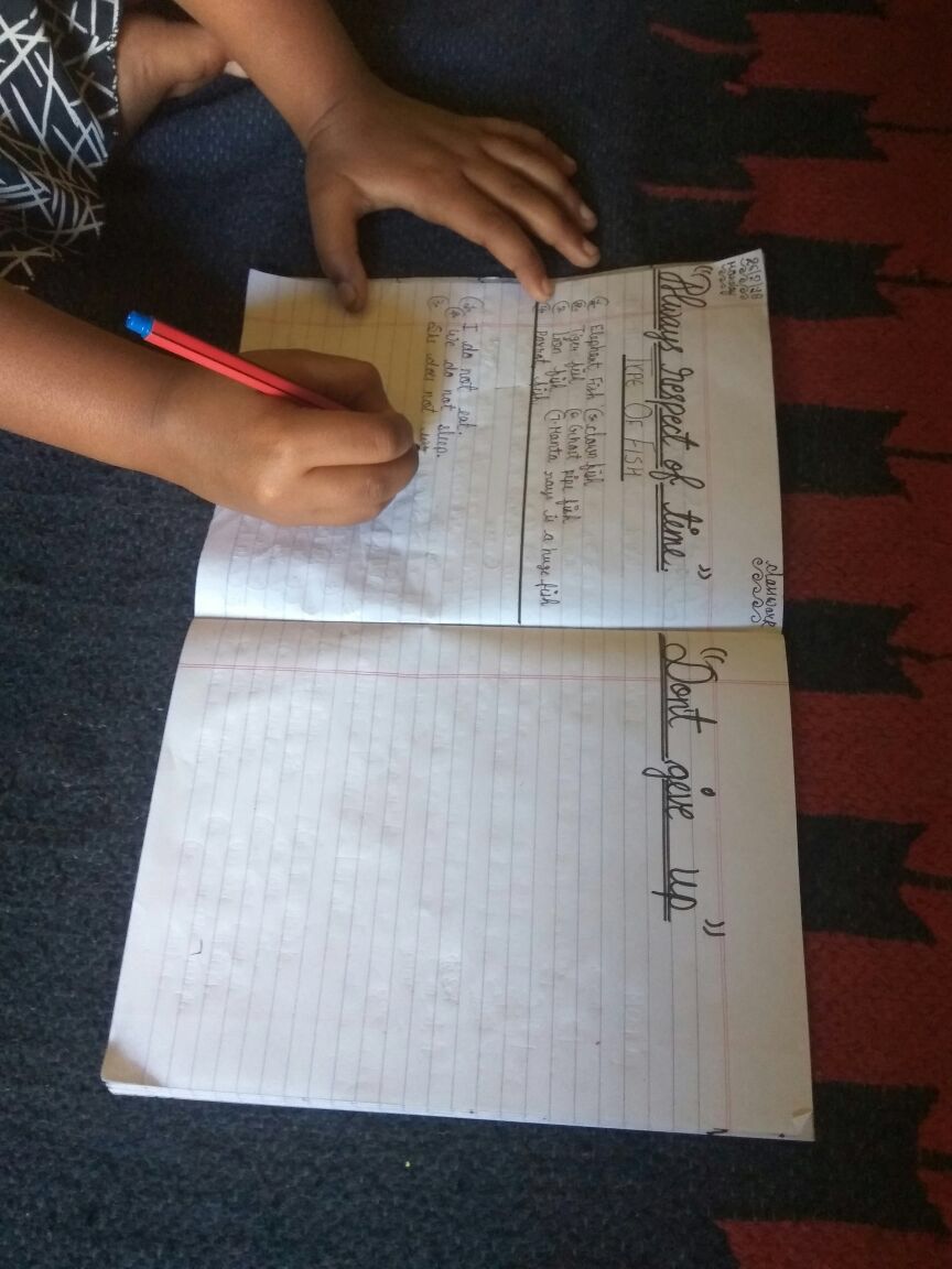 drjoelbgoodin's tweet photo. RT @rai_shivangi: RT @SarthakNGO: Ritika has the best handwriting in her class. 😍😀
#SarthakNGO #SarthakKids #Education #EducationForAll #Children #Lucknow #Progress #WillToLearn https://t.co/gvm7pl9vEe