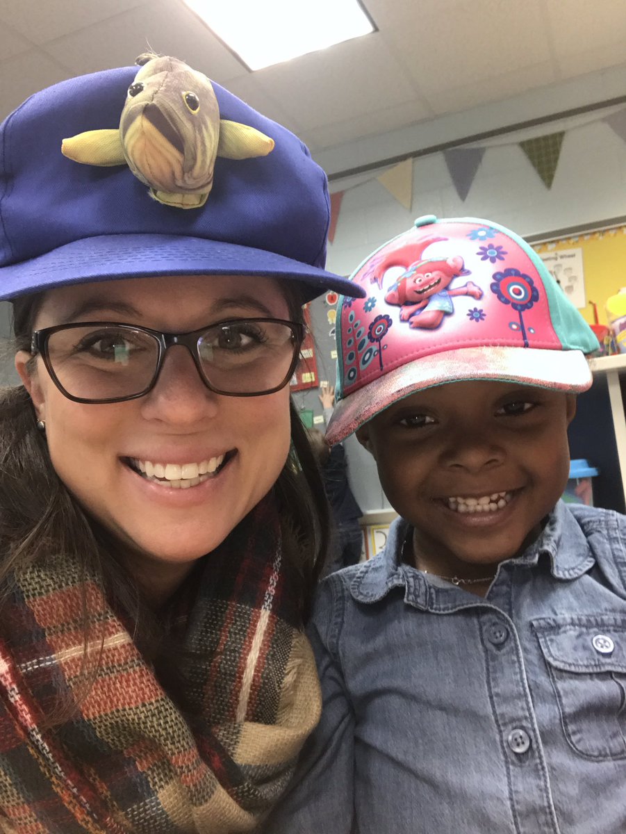 MeganVarner8's tweet photo. Crazy hat day in honor of our beloved Dr. Seuss! #iamcucps https://t.co/g1I5vD35S9