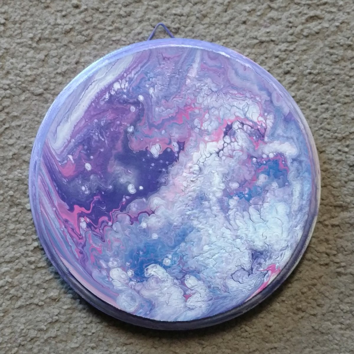 AlOlaffsonArt's tweet photo. JC's Galaxy
#custompiece #sold #fluidpainting #fluidart #woodpiece #circularcanvas #circularpour #fluidpaintersofinstagram #fluidpaintersoftwitter #artist #artiste https://t.co/8qdG547WvR