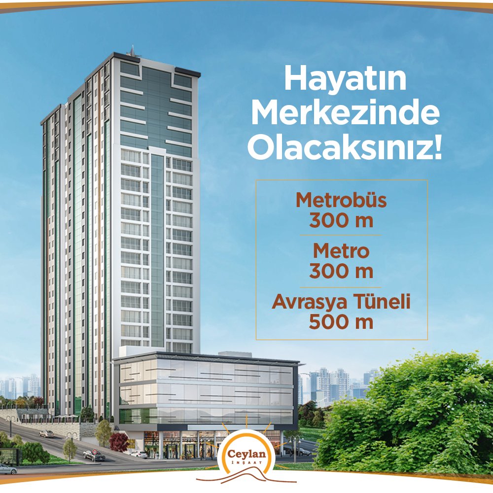 ceylaninsaatoff's tweet photo. 192 konut ve 15 ticari üniteden oluşan Zer Muhteşem Yeni Yıl’ın merkezi konumu ile tüm toplu taşıma araçlarına çok yakın olacaksınız. 
https://t.co/X8cvR0no8v
444 70 16 https://t.co/QMlmGtRCY6