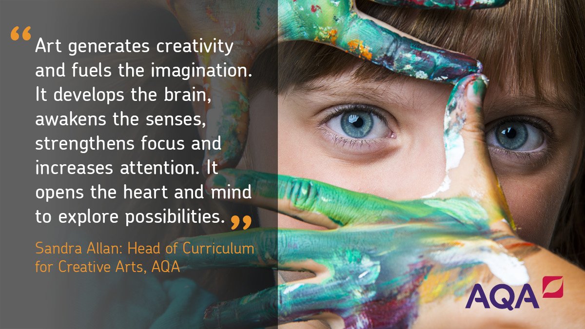 AQA's tweet image. Happy World Art Day #WorldArtDay!