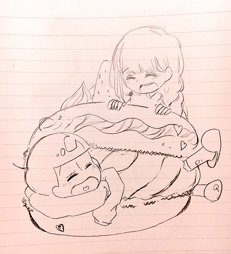 usatam_man's tweet photo. すごく遅くなっちゃった…ごめんなさい。(; ;)
リクエストの、マカロンと十カノです…!!
ありがとうございました～*ˊᵕˋ* https://t.co/8f6RipYXA1