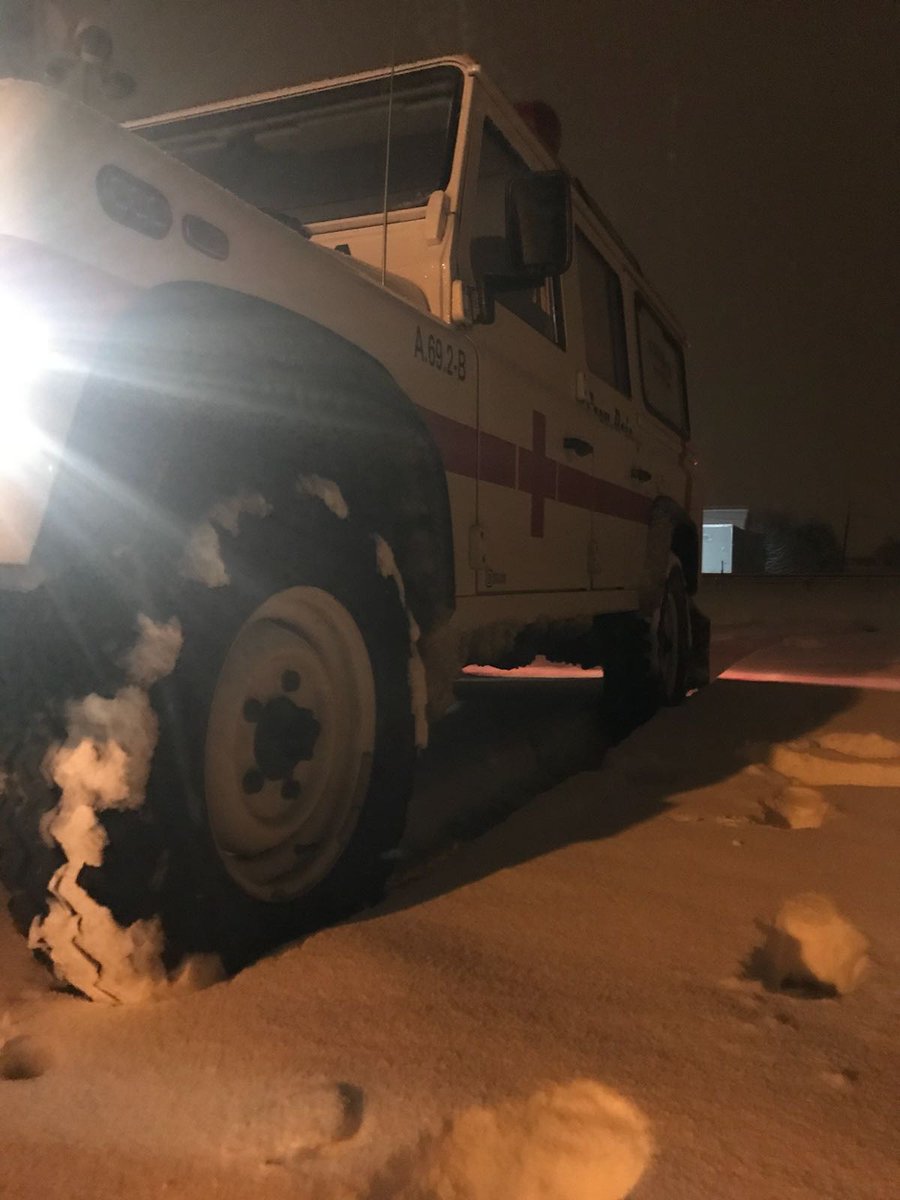 Després d'una nit llarga als carrers i carreteres arreu de Catalunya,els nostres equips ja preparen nous torns per aquesta nit que es preveu com una de les més fredes de l'any #NEUCAT #OperacióFred