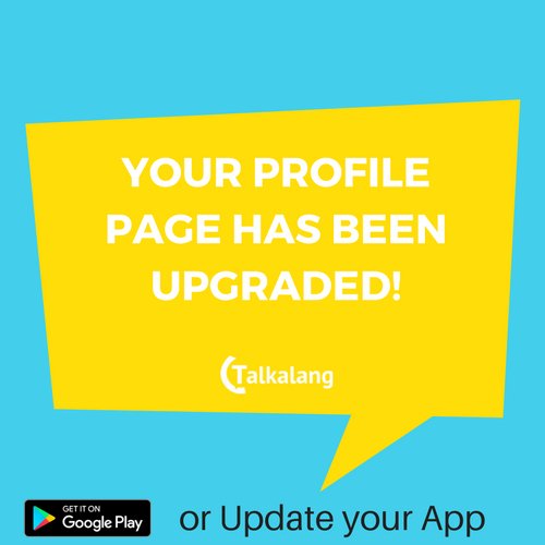 Talkalang's tweet photo. We have just released a brand new feature to let you share your social links. You can check out your profile page to discover it. 
Available in the App too, you need to update it to take advantage of this feature. 
Android > https://t.co/EOTKWFUNKH
web> https://t.co/KMIJI6OuF9 https://t.co/KZSpY9eRQK