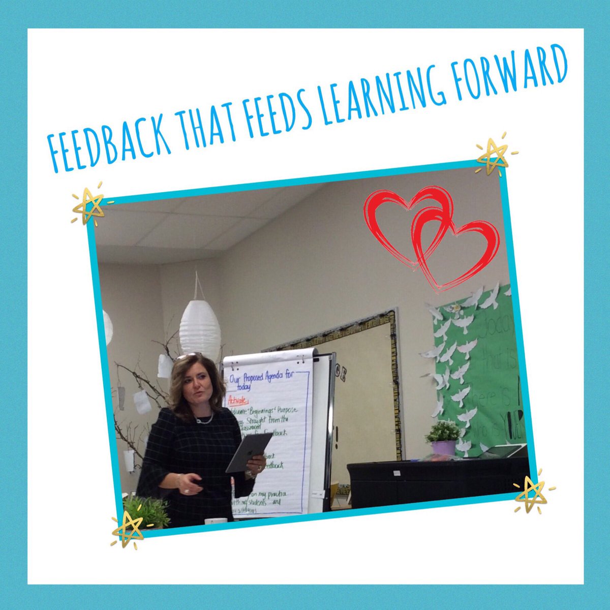 FeeOttersonECSD's tweet photo. So blessed to learn with @Sandra_Herbst today for our staff professional development #specificfeedback  #learningforward #ECSDfaithinspires https://t.co/M2fGlYpfnL