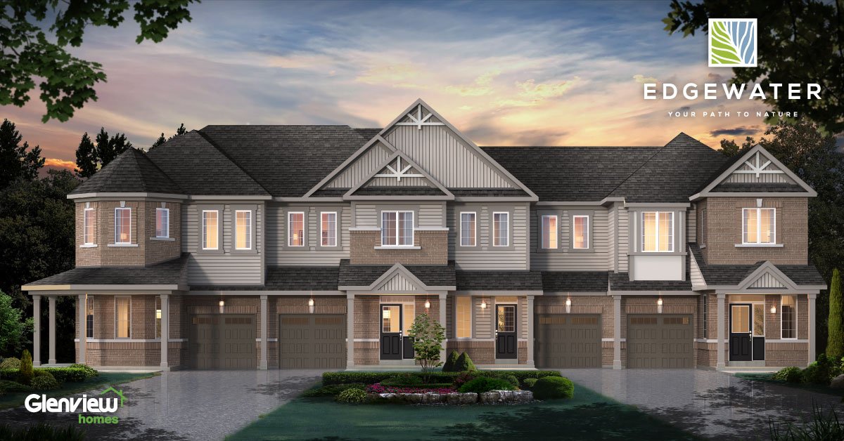 We have released our latest townhome elevation, featuring a newly designed exterior colour package!
 
Be sure to check it out, along with all the stylish townhomes at Edgewater in Orleans from the low $300's!  Premium pond view lots are still available!
 
glenviewhomes.com/edgewater/floo…